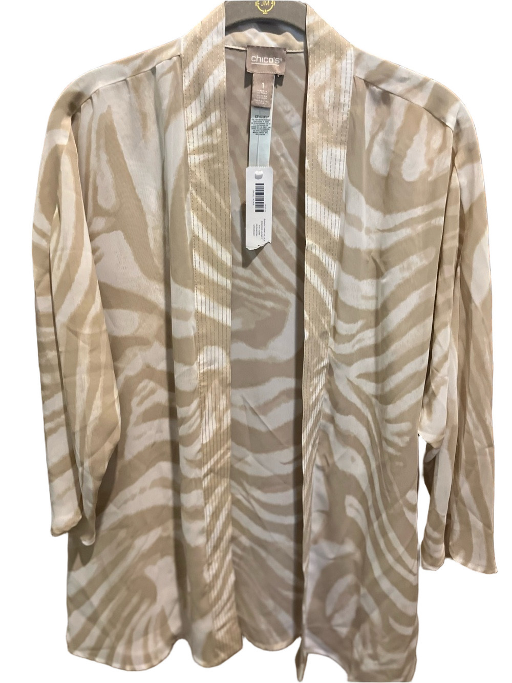 76. NWT WOMENS CHICO’S 1/M DETAIL TOP - Picture 2 of 6